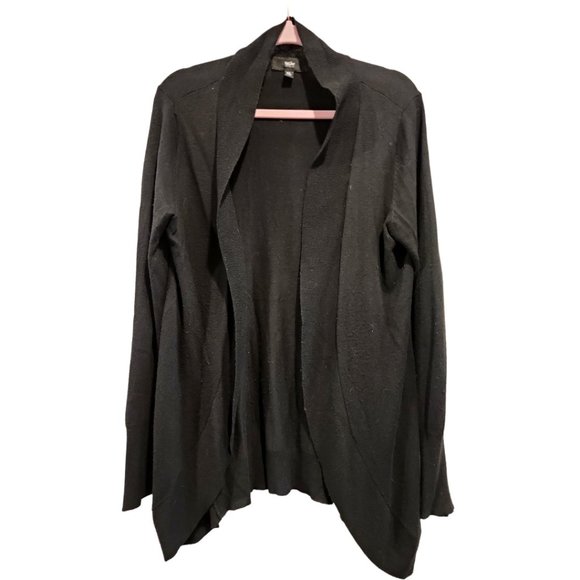 Black open front cardigan - Picture 1 of 2